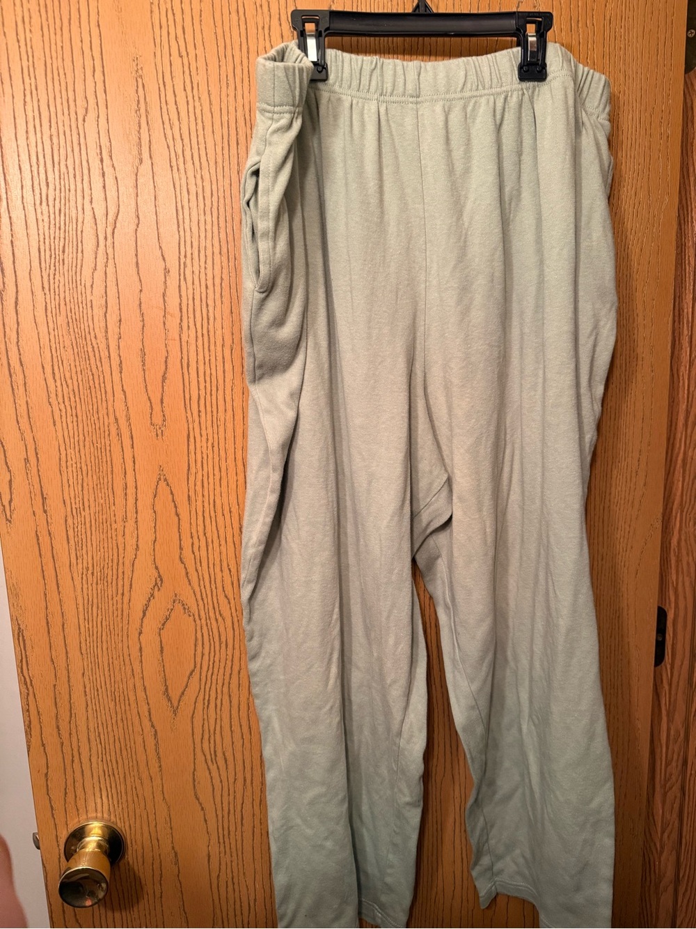 Only Necessities size 3X olive green stretchy pants. RN 88842